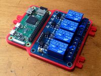 Raspberry Pi Zero (W) and JBtek 4 Channel Relay frame