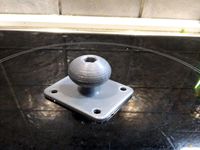 RAM mount B-size with AMPS plate
