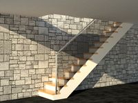 MODERN STAIRS 3D Model