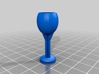 Wine port glass keychain