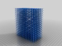 Nova3D - Elfin Full volume lattice print