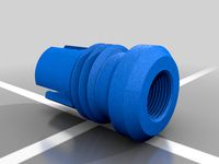 Threaded muzzle device