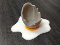 Egg phone stand
