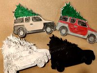 Honda Element Christmas Ornament