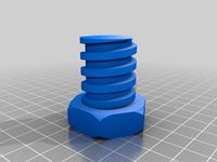 Screw and Bolt with 123D Design