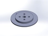 Motor Winch Pulley for Linear Slide (Actobotics Hub 0.770" Pattern)