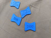 Coins with numbers unbranded