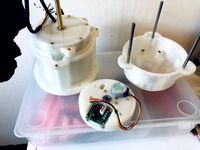 Electric cutting height box (robot lawn mower)