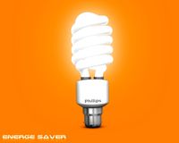 Energy Saver Light Bulbs 3D Model