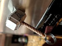 Fridge Magnet Mjolnir 300%