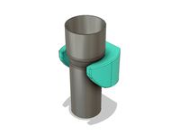 Vacuum cleaner tube hanger