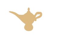 Genie Lamp Keychain