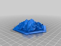 Settlers of Catan Ore Tile - Mount Denali (McKinley)