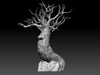 tabletop tree - deer tree