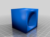 One piece cylindrical candle mold