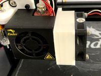 40 mm x 40 mm fan adaptor for ender 3