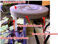 Automatic Pellet Feeder for Shrimp Aquarium