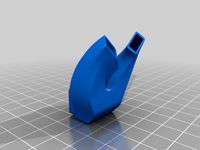 Mistral 2.1 Extruder Cooling Duct for the Anet A8 Printer Reduced Height