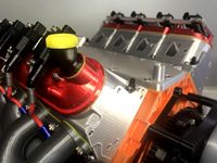 8/15.Accessories extension (Oil Filler, Sensors, Connectors, ...) for the LS3 Chevy Engine