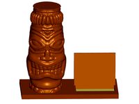 Tiki Business Card Holder (Expandable)