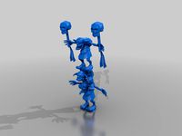 blood bowl goblin - cheerleader