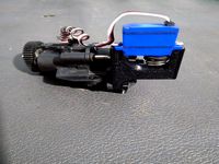 Traxxas TRX-4 transmission shift servo mounting bracket