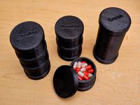 Pill Containers, Stack-able