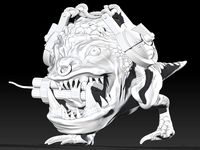 Ork Squig tankbusta with stereo mine