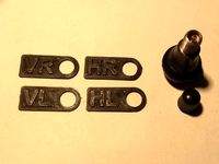 super simple Tyre mark for cars parametric multilingual