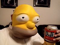 Homer Simpson Mask