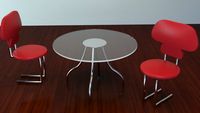 Chair Table 3D Model