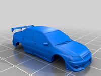 lancer evo slotcar fast and furious