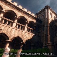 Gothic Environment Assets 3D Model