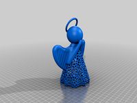 Christmas Angel Voronoi