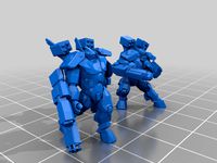 tau commander suit - dynamically posed