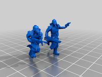 2 steel legion guardsmen - d-model