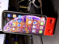 iPhone X Max adjustable stand with charging port