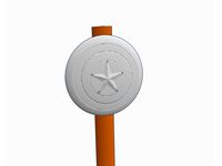 Captain America Shield Pencil Topper