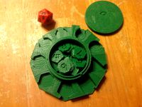 D&D 5E - Mini Spell Slot Tray and Tokens / w Lids