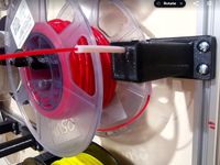 Fillament Diverter Block -90 deg for 40-20 extrusion