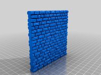 Medieval Stone Wall 28mm Scale - 10x10cm