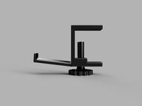 Headset holder clamp for table