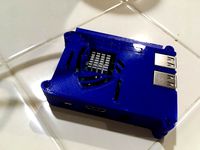 Raspberry Pi Case with cutout for heatsink