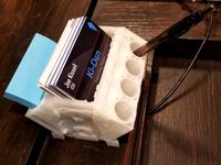 Engine Block Business Card Holder