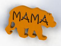 Mama Bear Key Chain