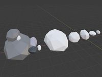 Rocks low poly