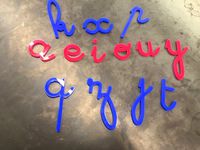 Lettres amovibles / removable letters