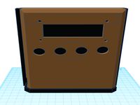 LCD 1602 and 4 Button Case/Enclosure