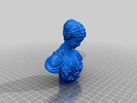 Venus bust on pillar