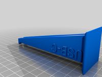 Wall mount holder for USB-cables